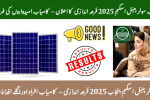 CM Punjab Solar Panel Scheme Balloting Result