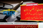 FBR Pakistan Tax Return Filing