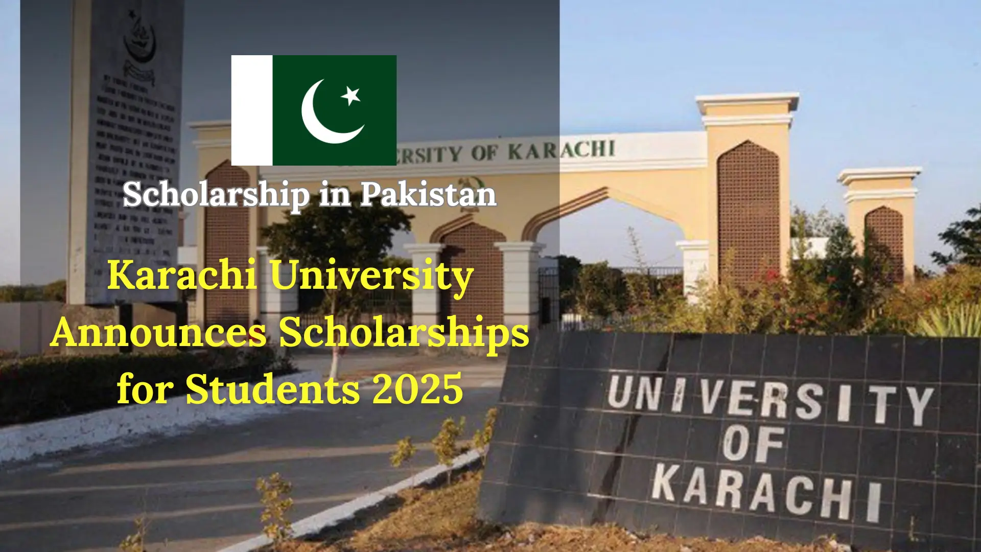 Karachi University Announces Scholarships for Students 2025