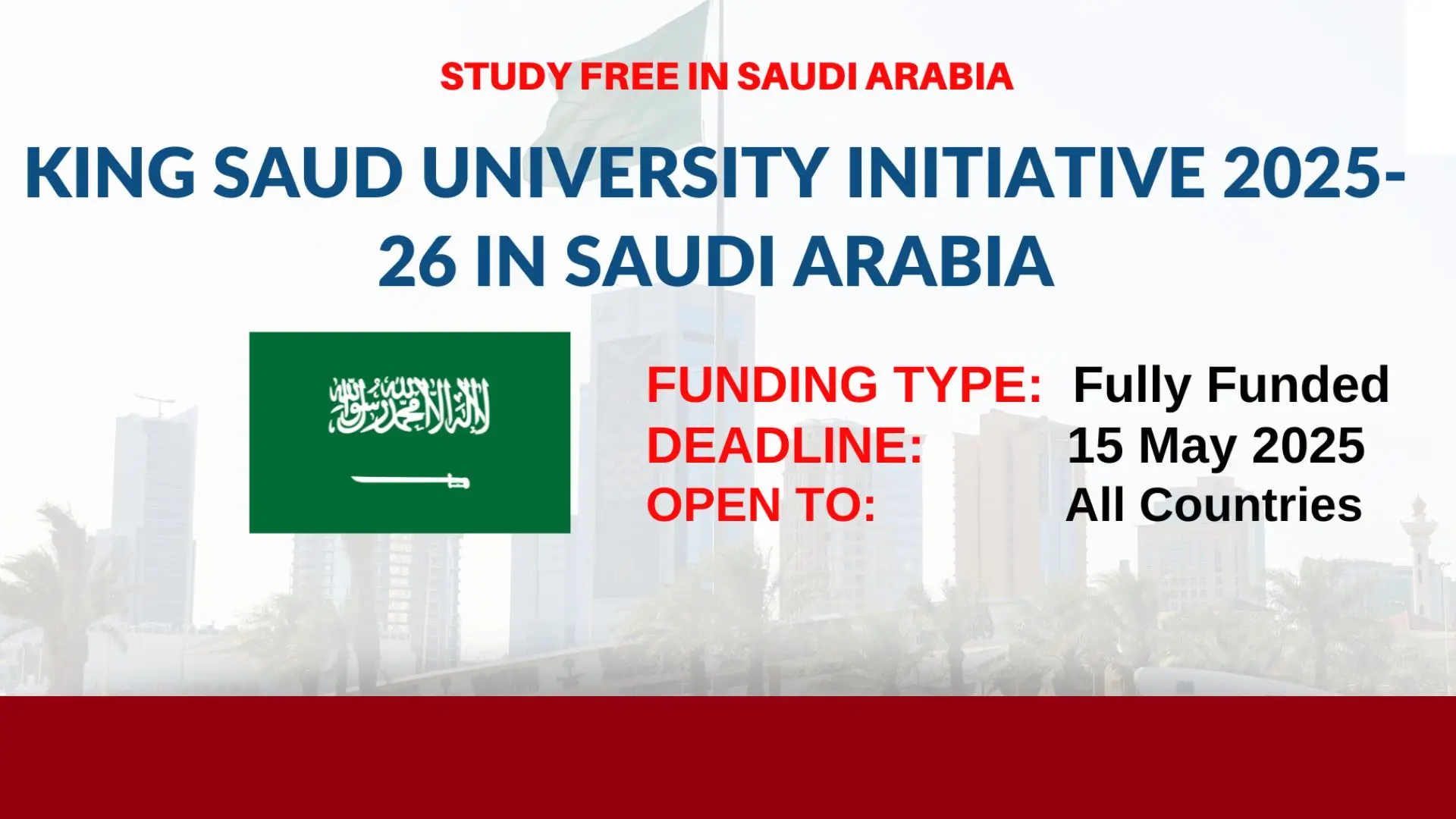King Saud University Scholarship