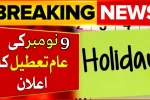 Public Holiday on 9 November in Pakistan 2025