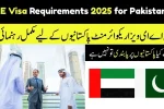 UAE Visa 2025 Application Requirements for Pakistanis