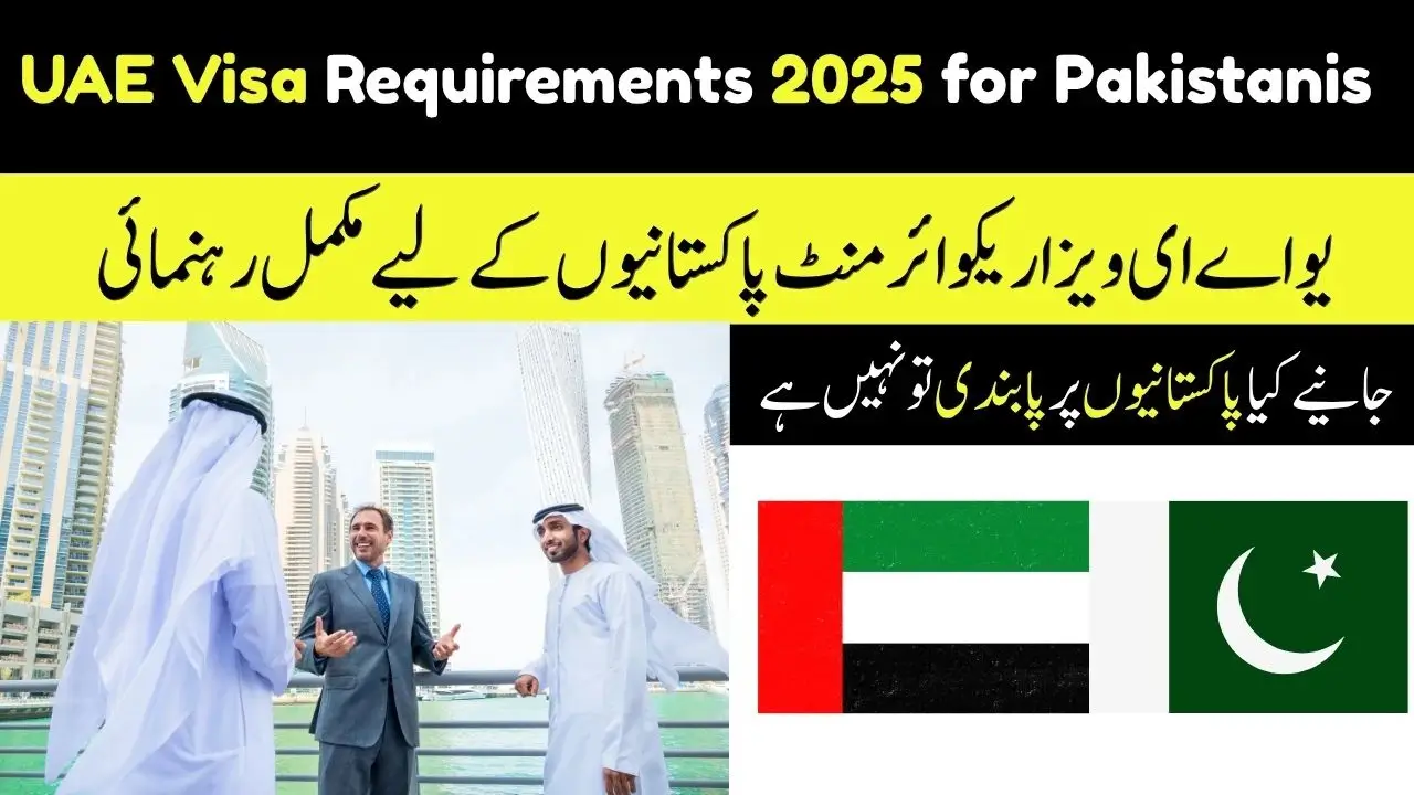 UAE Visa 2025 Application Requirements for Pakistanis