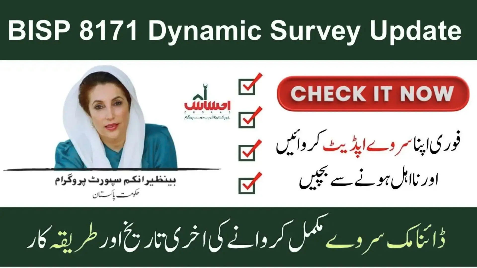 BISP 8171 Dynamic Survey New Updates
