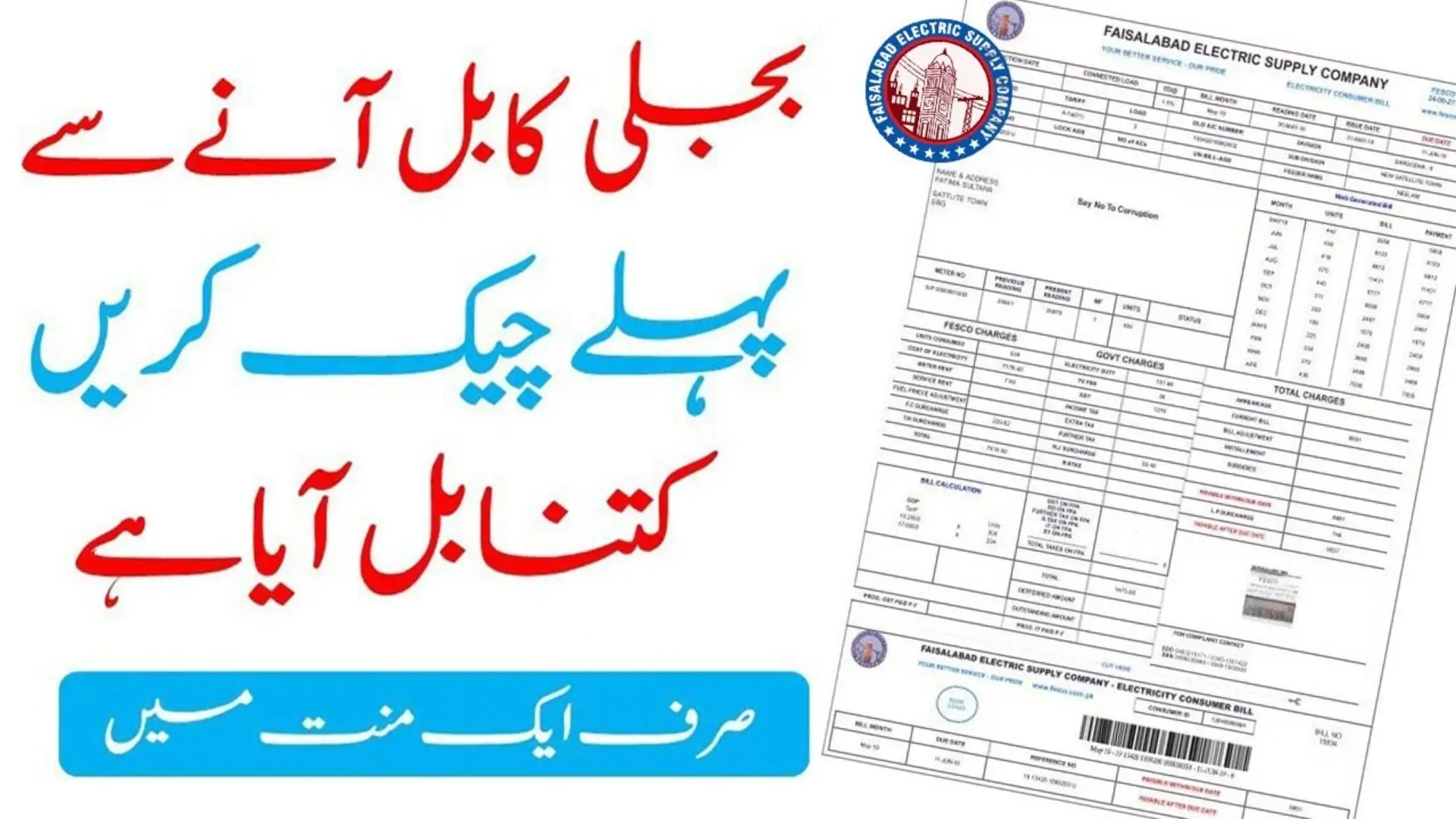 FESCO Online Bill Check