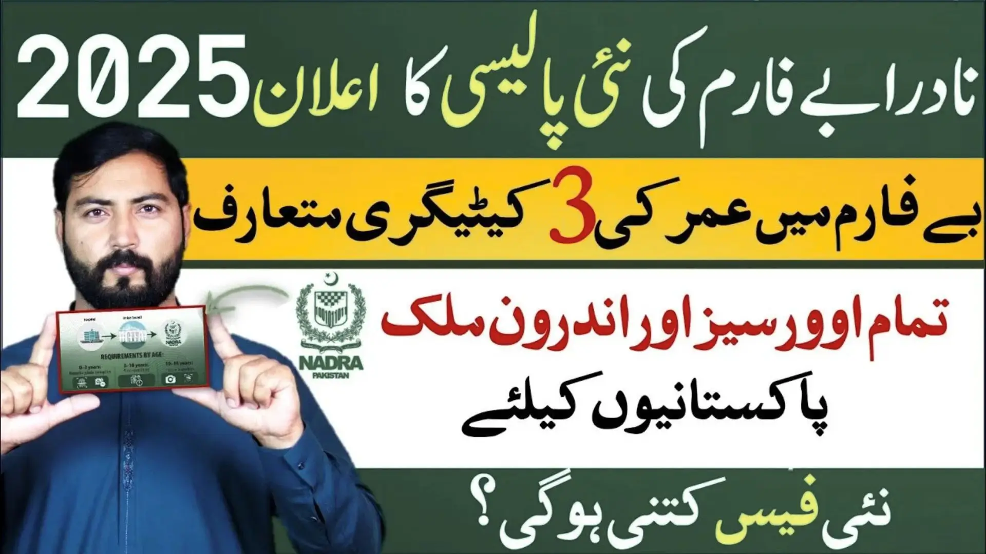 NADRA Introduces a Simplified Online Process for B-Form Registration