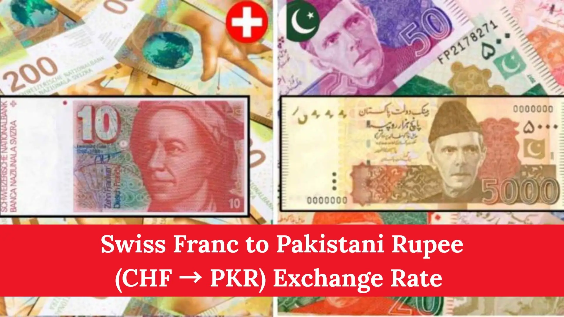 Swiss Franc to Pakistani Rupee (CHF → PKR) Exchange Rate