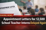 Appointment Letters for 12500 School Teacher Interns Delayed Again