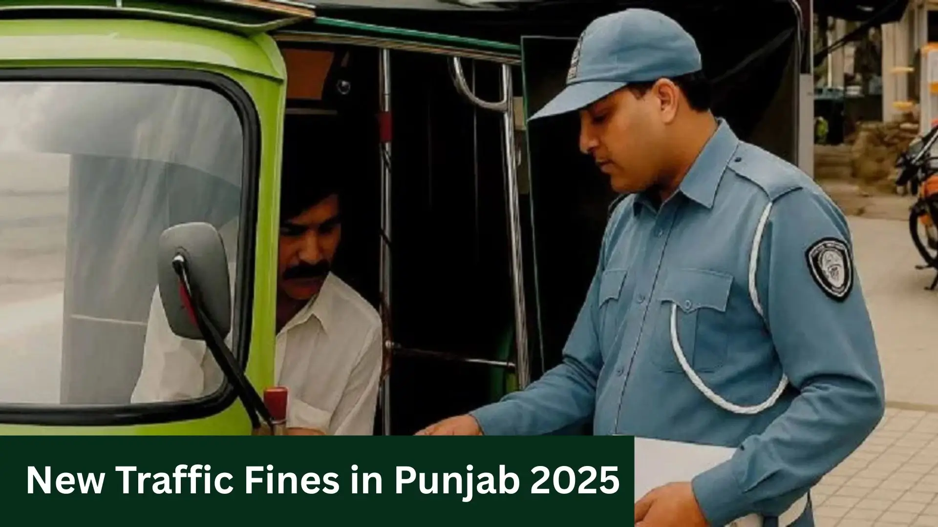 New Traffic Fines in Punjab 2025