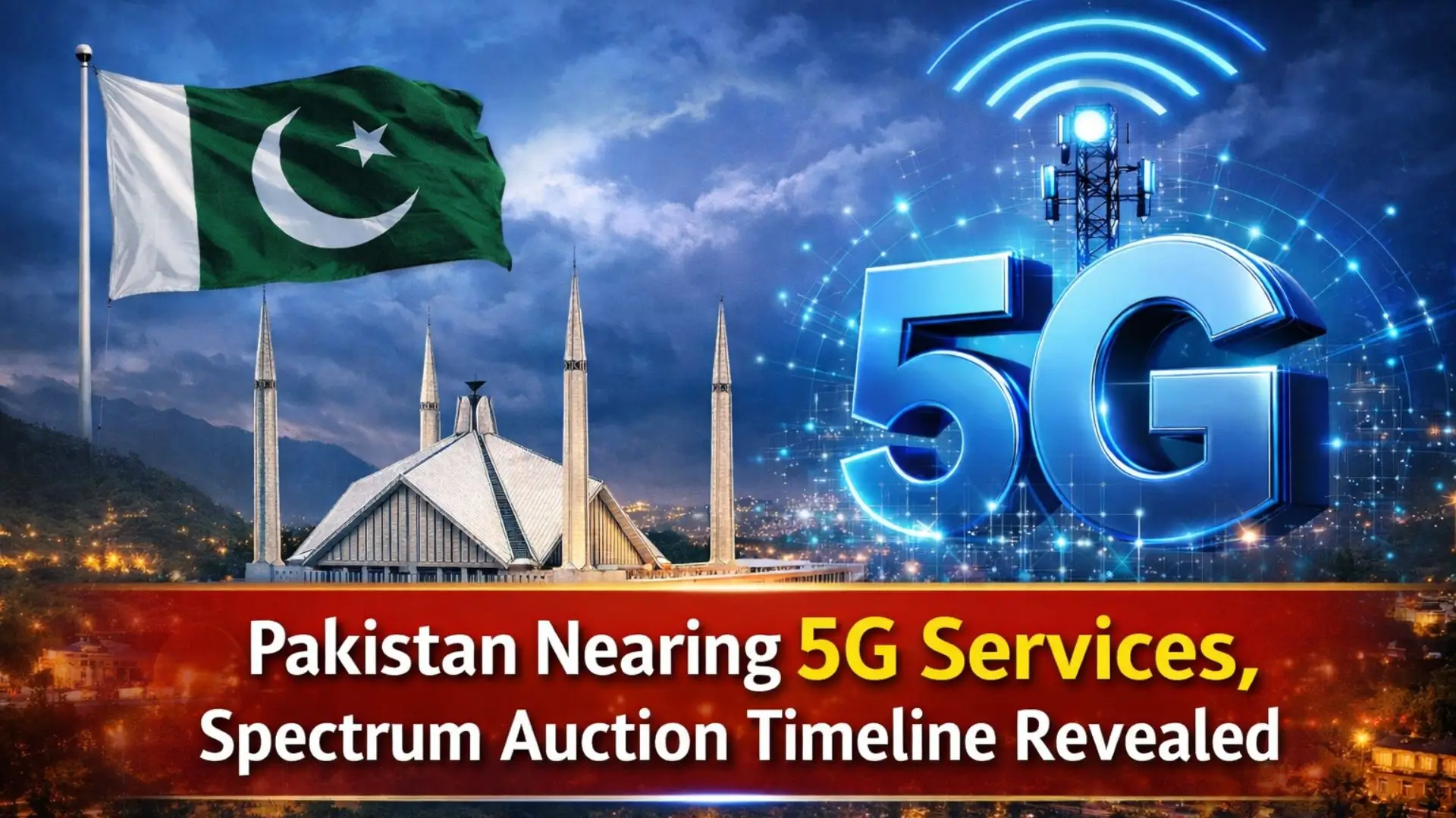 PTA Chairman Signals New Timeline for Pakistan’s 5G Spectrum Auction