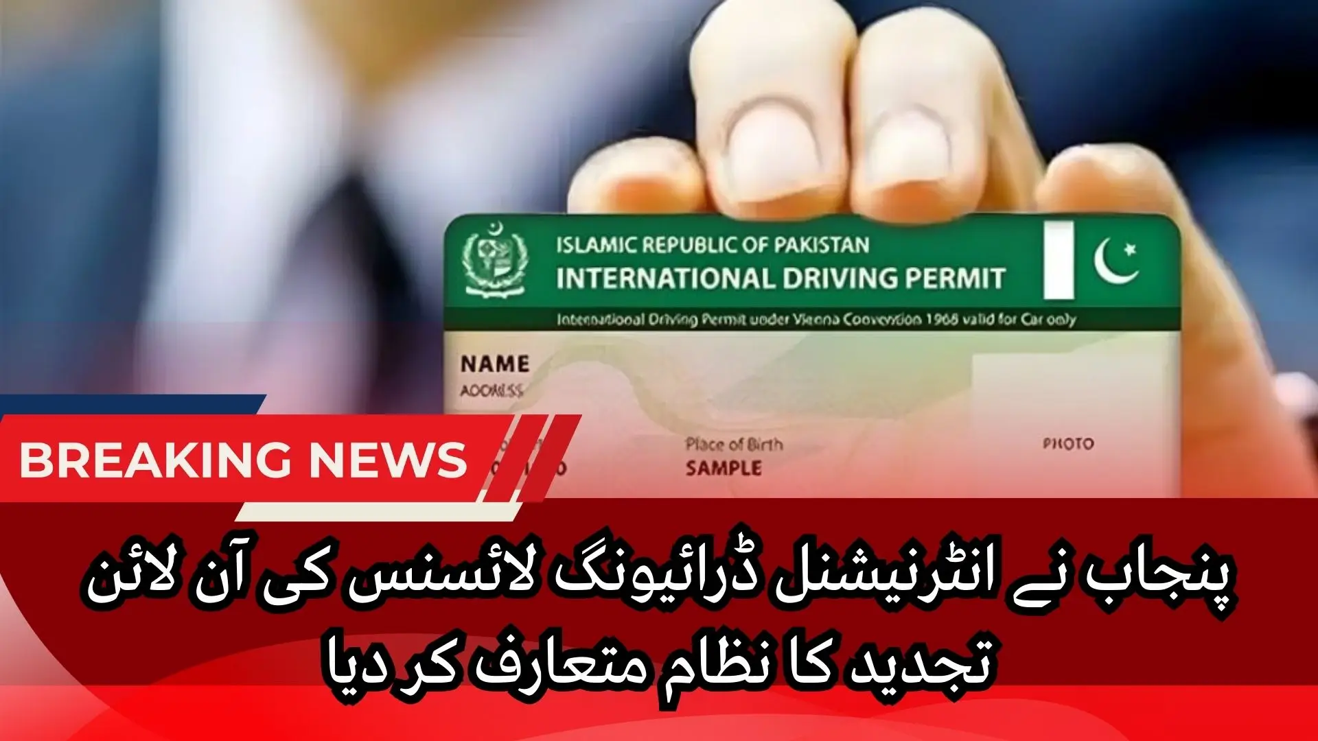 Punjab Launches Online Renewal System for International Driving License